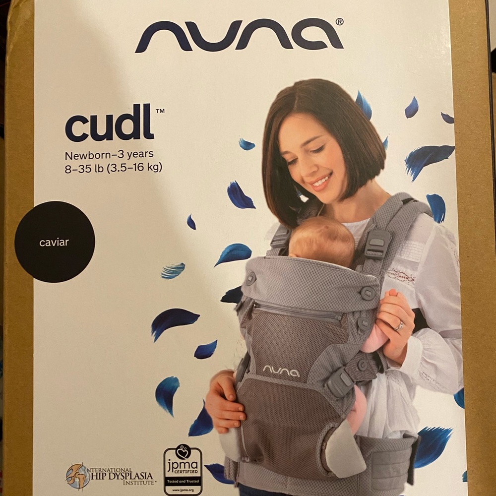 Nuna Cudl Baby Carrier - Caviar